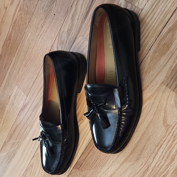 Cole Haan Black Leather Men's Loafers Pinch Hand Sewn Size 9M - Picture 5 of 13